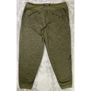 Dakine Liberator Snow Fleece Jogger Pants Men Large Olive Green Heather Athletic